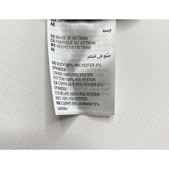 JM‎ Collection Blouse Top Medium Blue Gold Women's Metallic Sparkle NEW - Picture 7 of 8